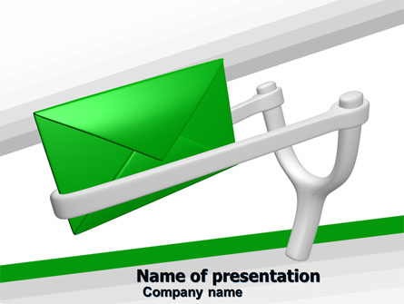 Letter Presentation Template, Master Slide