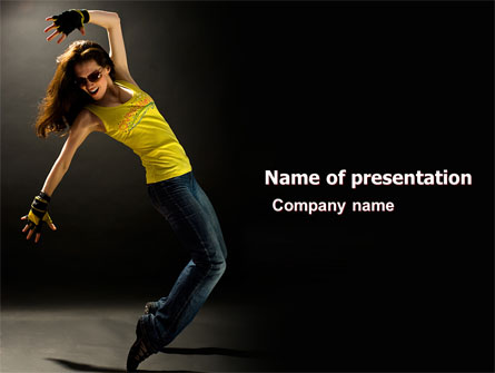 Modern Dance Presentation Template, Master Slide