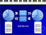 Piano Keyboard On Blue Background slide 11