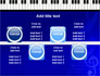Piano Keyboard On Blue Background slide 19