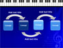 Piano Keyboard On Blue Background slide 4