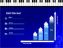 Piano Keyboard On Blue Background slide 8