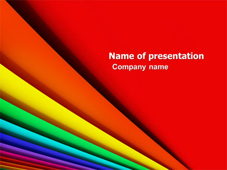 Colors Presentation Template, Master Slide