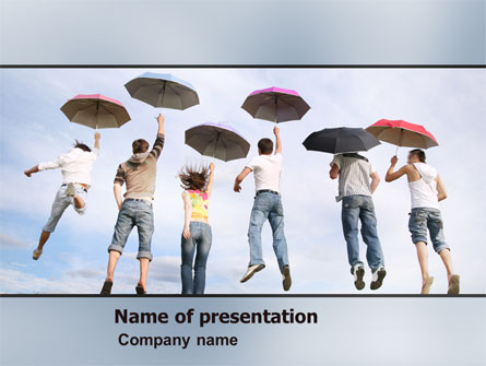 Jump Presentation Template, Master Slide