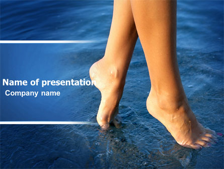 Feet Presentation Template, Master Slide