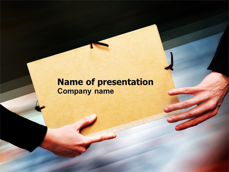 File Transfer Presentation Template, Master Slide