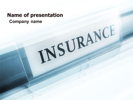Insurance Presentation Template, Master Slide