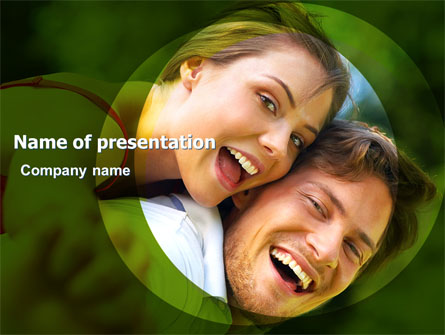 Young Couple Presentation Template, Master Slide
