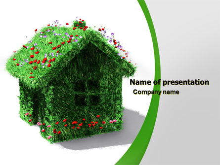 House of Flowers and Herbs Presentation Template, Master Slide
