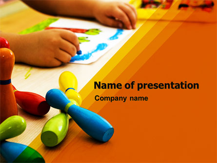 Preschool Education Presentation Template, Master Slide