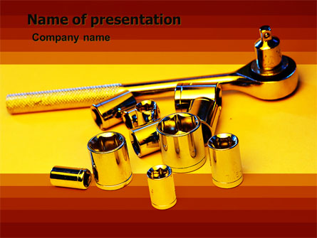 Flare Wrench Free Presentation Template, Master Slide