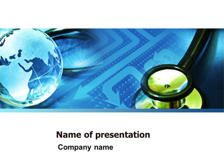 Medical World Presentation Template, Master Slide