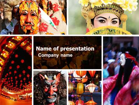 Festivals Presentation Template, Master Slide