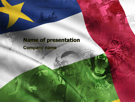 Central African Republic Presentation Template, Master Slide