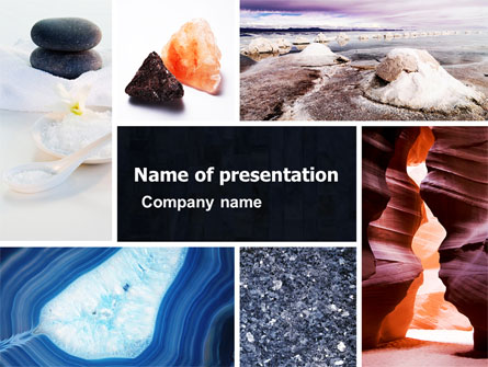 Minerals Presentation Template, Master Slide