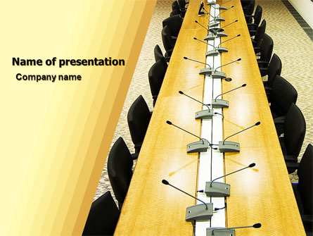 Conference Free Presentation Template, Master Slide