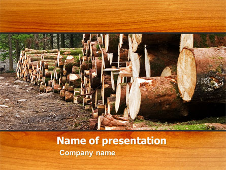 Saw Mill Presentation Template, Master Slide