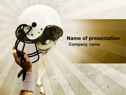 American Football League Presentation Template, Master Slide