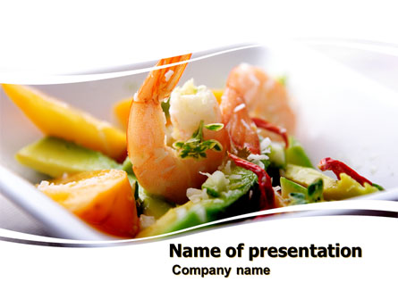Shrimp Presentation Template, Master Slide