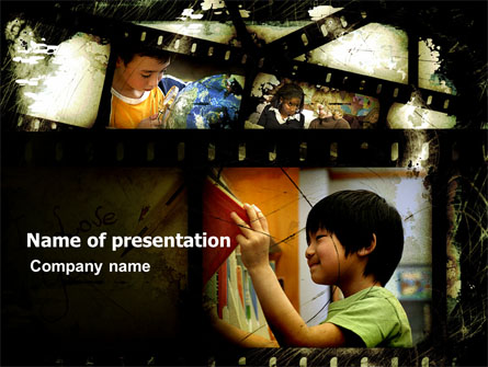 Educational Films Presentation Template, Master Slide