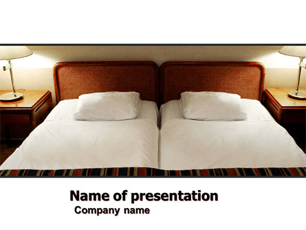 Motel Room Presentation Template, Master Slide