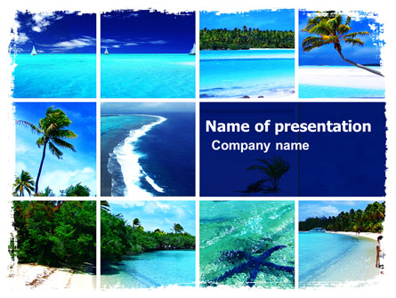 Exotic Beaches Presentation Template, Master Slide