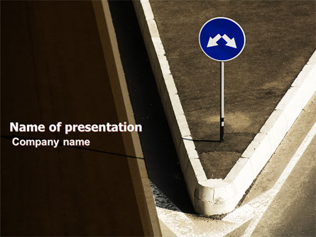 Crossing Roads Presentation Template, Master Slide