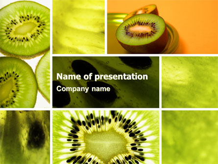 Kiwifruit Presentation Template, Master Slide