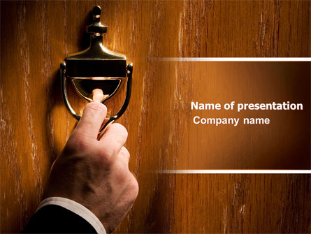 Knock Presentation Template, Master Slide