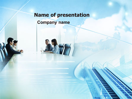 Asian Company Presentation Template, Master Slide