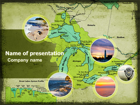 Great Lakes Presentation Template, Master Slide