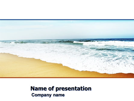 Sea Shore Presentation Template, Master Slide