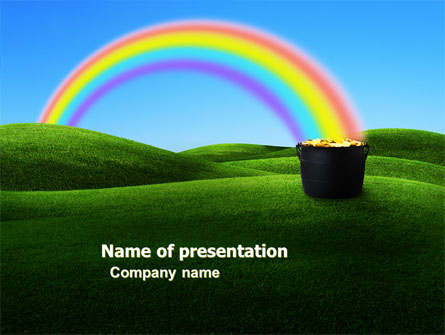 Jug of Gold Presentation Template, Master Slide