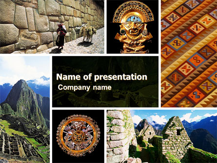 Inca Civilization Presentation Template, Master Slide