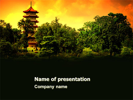 Pagoda Presentation Template, Master Slide