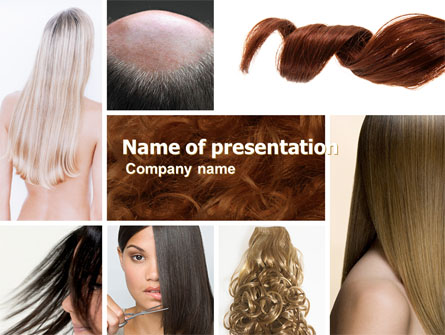 Hairstyle Presentation Template, Master Slide