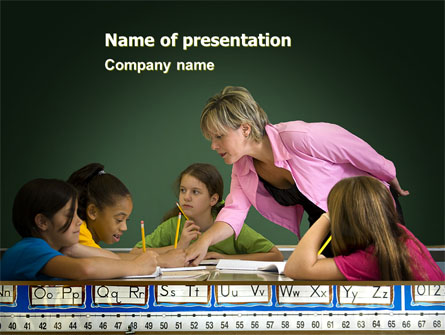 Class Teaching Presentation Template, Master Slide