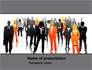 Business Personnel Silhouettes slide 1