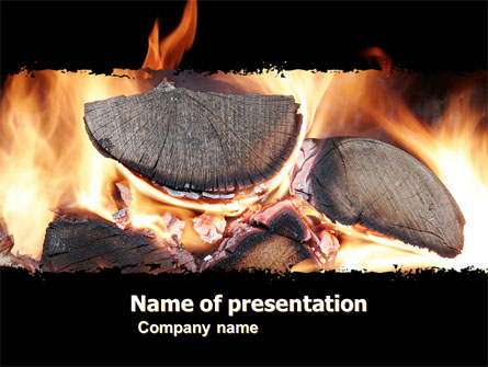 Bonfire Presentation Template, Master Slide