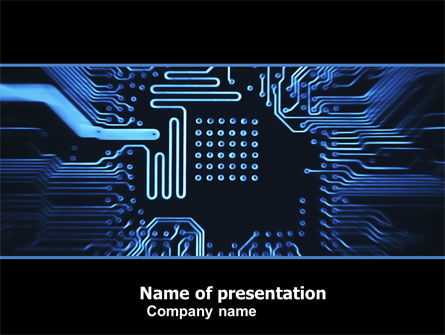 Computer Scheme Presentation Template, Master Slide