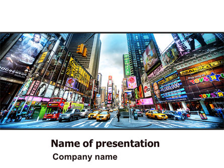 Times Square Presentation Template, Master Slide
