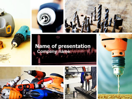 Drill Presentation Template, Master Slide