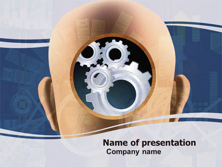 Mechanistical Mental Work Presentation Template, Master Slide