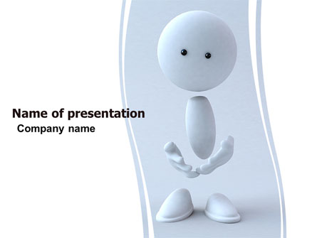 3D Human Model Presentation Template, Master Slide