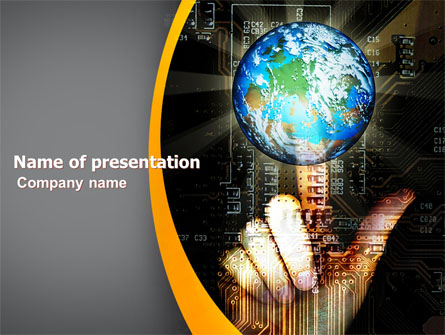 World Links Presentation Template, Master Slide