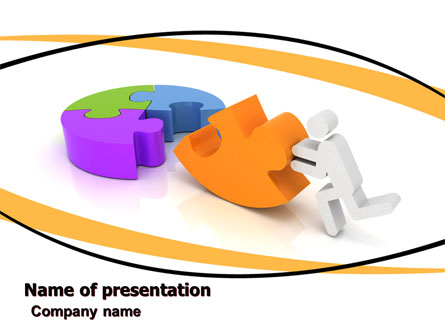 Matching Piece Presentation Template, Master Slide