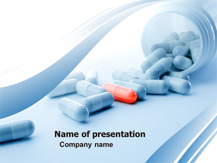 Drug Therapy Presentation Template, Master Slide