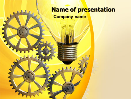 Working Idea Presentation Template, Master Slide