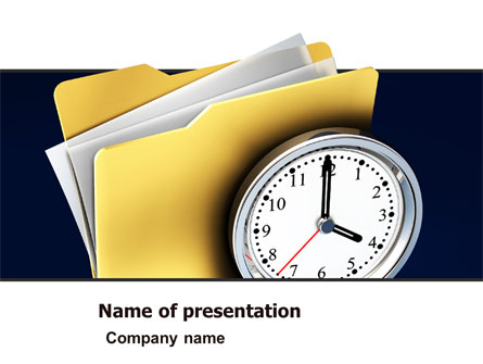 Document Workflow Presentation Template, Master Slide