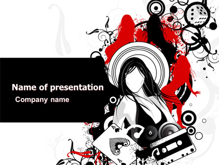 Partying Presentation Template, Master Slide